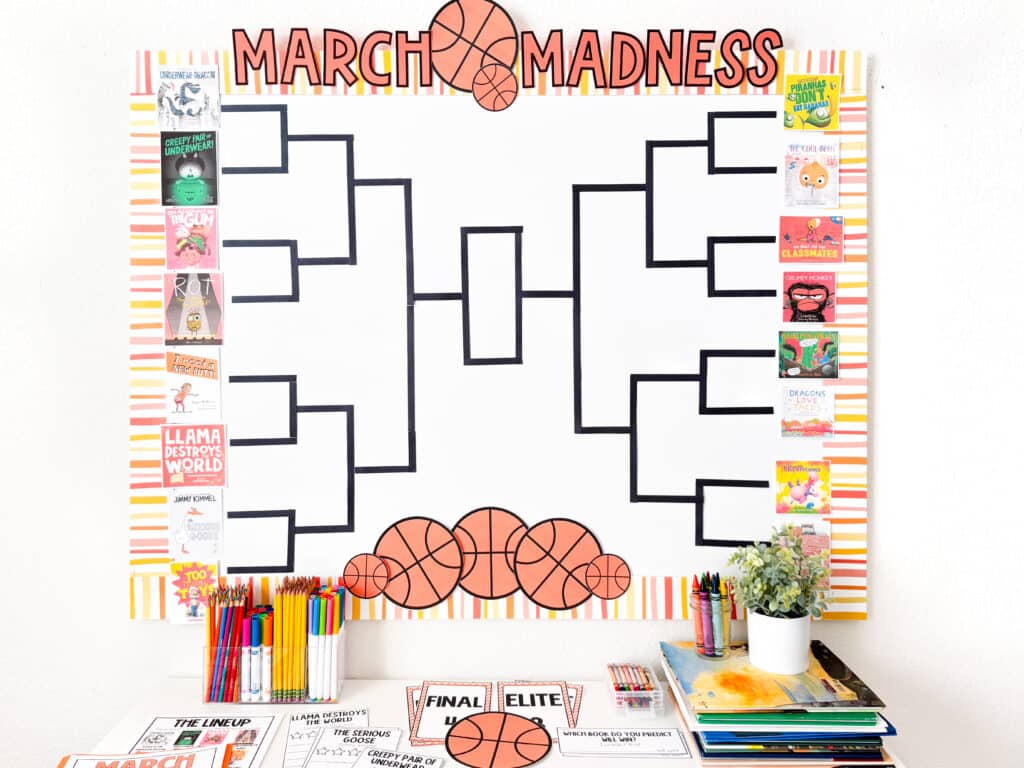 March Madness Picture Book Tournament - Cultivating Brilliant Minds a march madness bracket with picture books