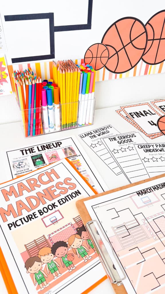 March Madness Picture Book Tournament - Cultivating Brilliant Minds march madness bracket and book reviews