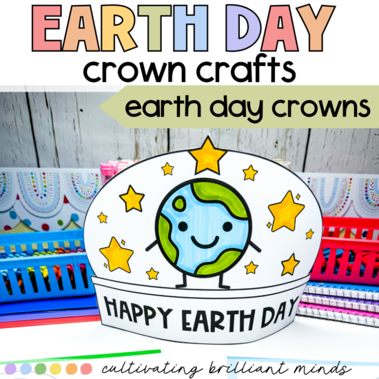 Earth Day crown crafts