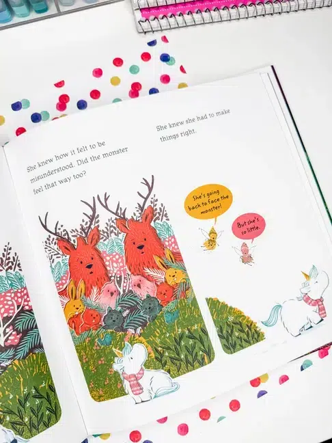 a photo of the picture book "Wee Unicorn"