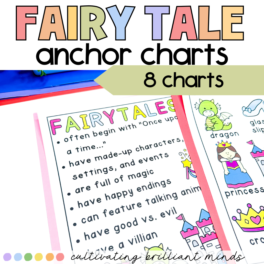 2 - Cultivating Brilliant Minds Fairy tale anchor charts