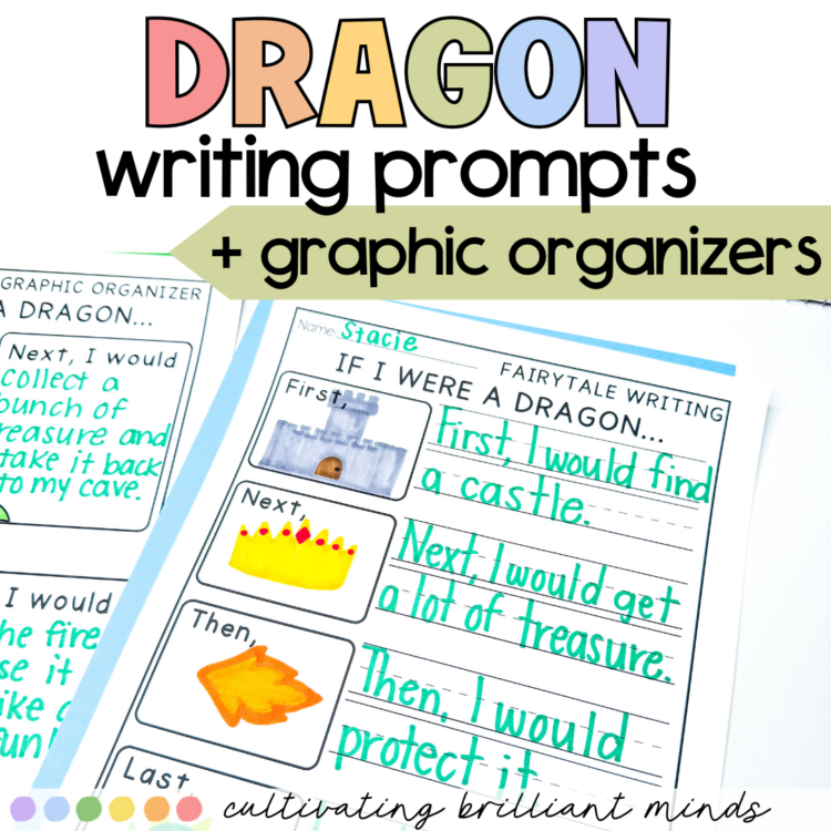 Dragon Fairy Tale Writing Prompts Fairy Tale Graphic Organizers Writing ...