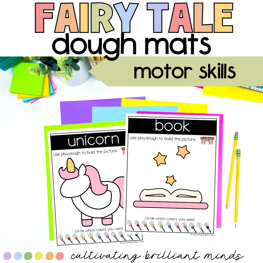 3 - Cultivating Brilliant Minds Fairy tale play dough mats
