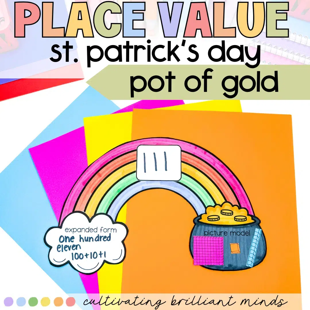 3 - Cultivating Brilliant Minds St. Patrick's Day math craft