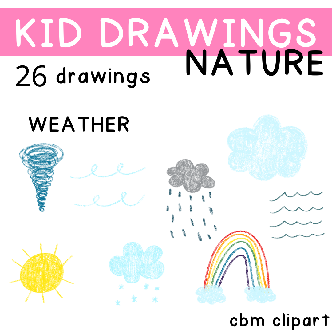 3 - Cultivating Brilliant Minds Kid drawings of nature clipart