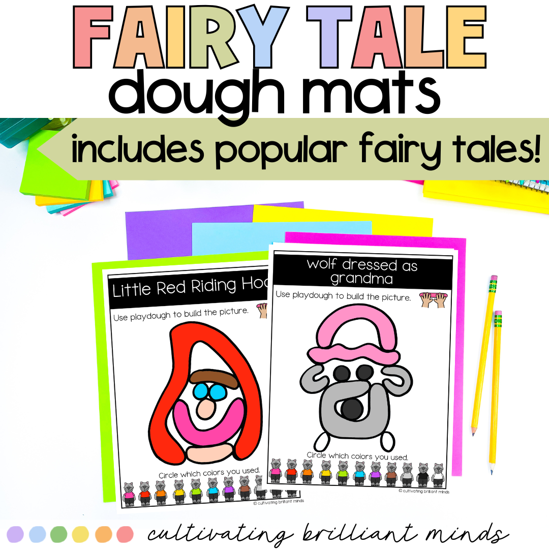 4 - Cultivating Brilliant Minds Fairy tale play dough mats