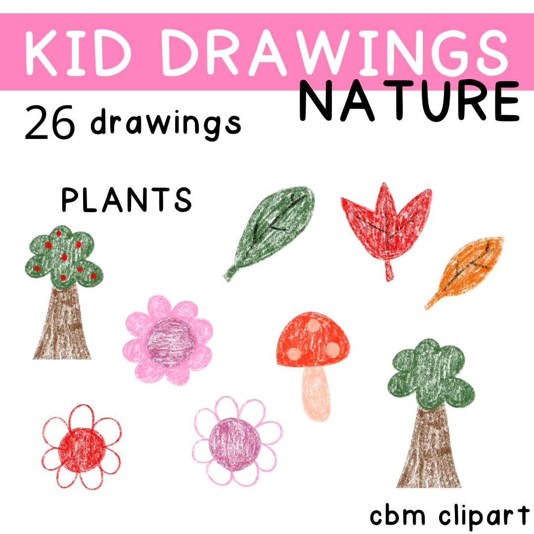 5 - Cultivating Brilliant Minds Kid drawings of nature clipart