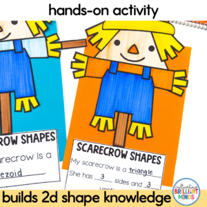 a scarecrow shape craft
