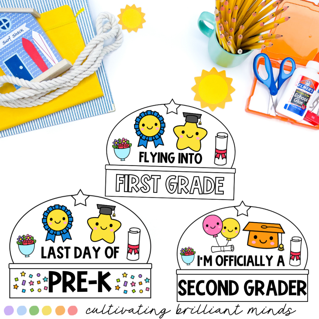 2 - Cultivating Brilliant Minds end of the year crown crafts