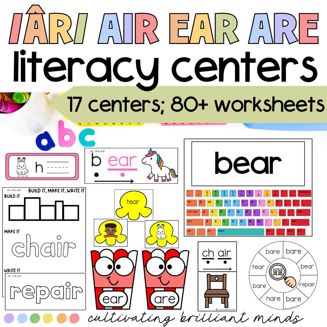 2 - Cultivating Brilliant Minds Are, ear, air literacy centers