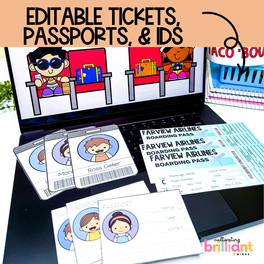 2 - Cultivating Brilliant Minds Cinco de Mayo virtual field trip tickets and passports