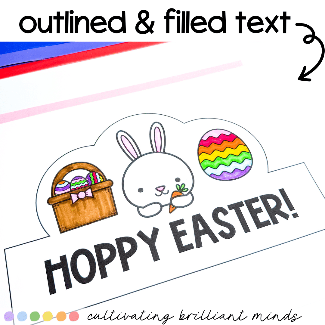 3 - Cultivating Brilliant Minds Easter crown crafts