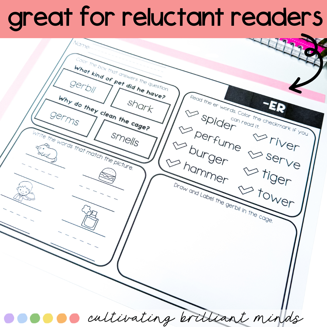 4 - Cultivating Brilliant Minds R controlled ER reading passages