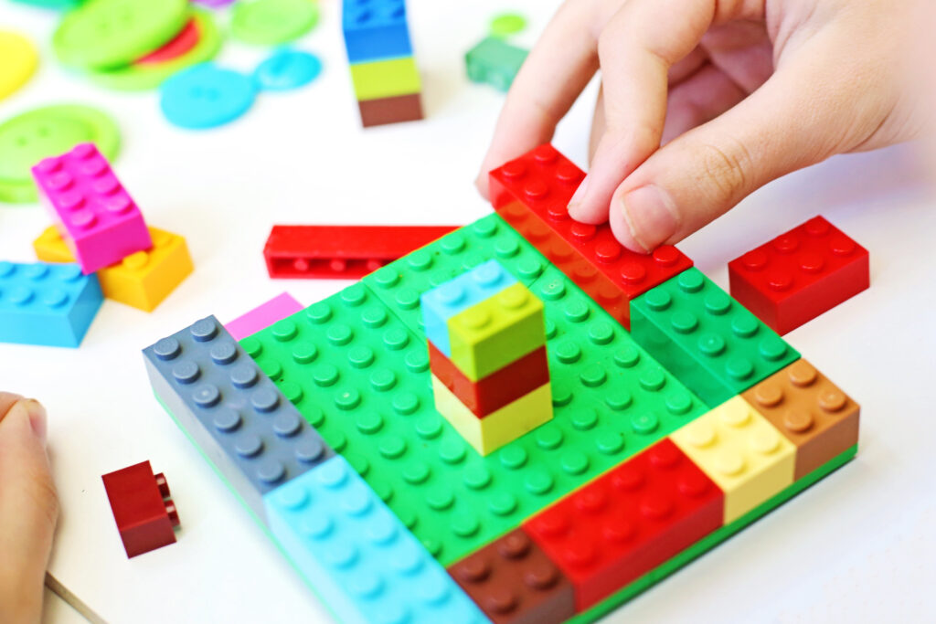 Building a Boat 2 - Cultivating Brilliant Minds building the lego boat