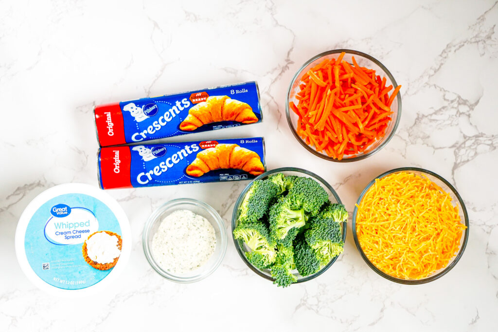 Carrot Veggie Bars Shared Process-26 - Cultivating Brilliant Minds Ingredients for carrot veggie pizza