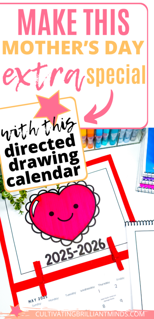 Copy of PIN SET 3A 2020 - 750x1550 - Cultivating Brilliant Minds Directing drawing parent gift calendar