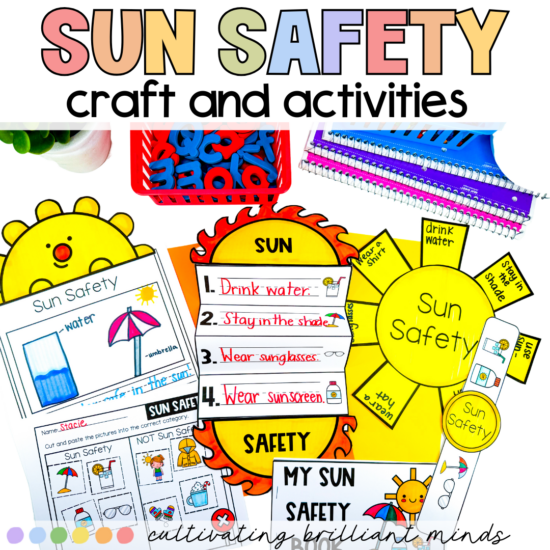 1 - Cultivating Brilliant Minds Sun safety crafts and activities