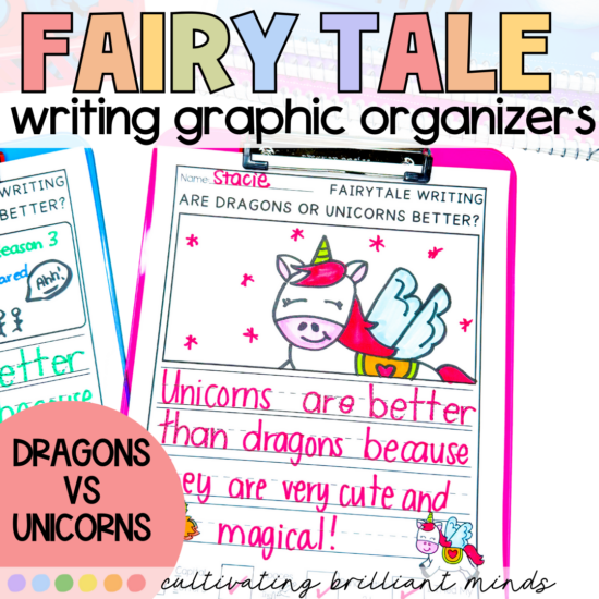 Fairy tale writing graphic organizers
