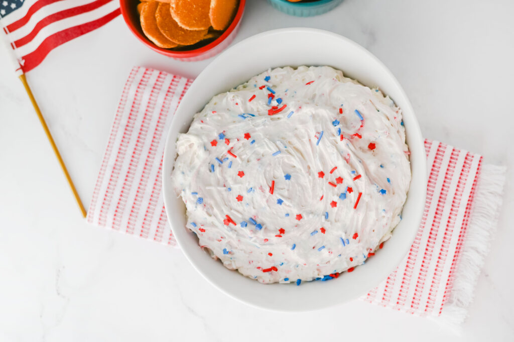 2rwbfunfettidip5 - Cultivating Brilliant Minds fourth of july funfetti dip