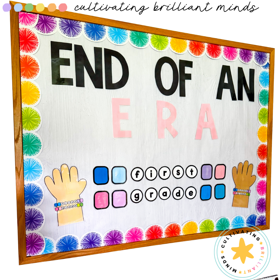 3 - Cultivating Brilliant Minds End of the year bulletin board