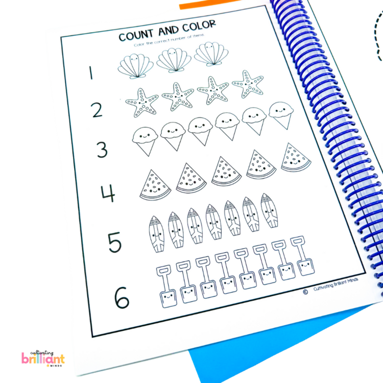End of the Year Summer Review Packet Preschool Kindergarten Readiness ...