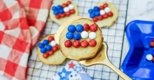 Fourth of July Flag Cookies