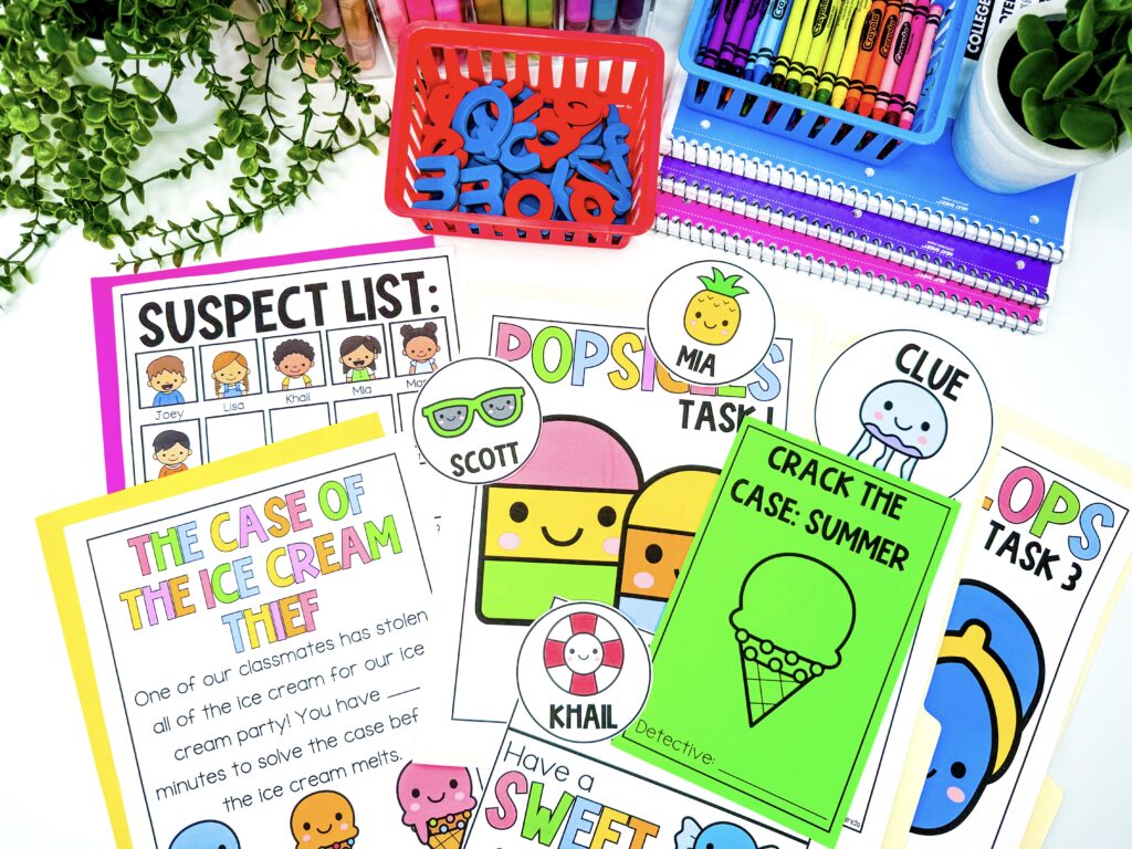 IMG_8978 2 - Cultivating Brilliant Minds summer crack the case math game