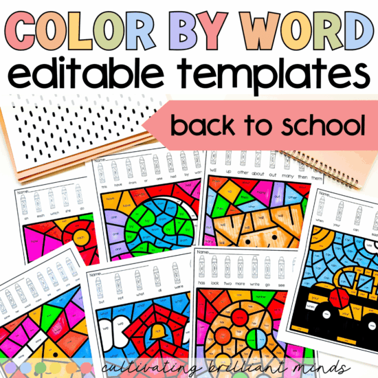 Back to school color by code