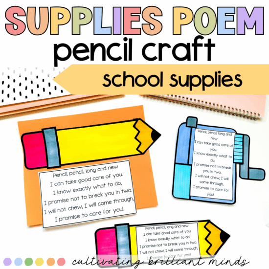 Pencil craft and poem