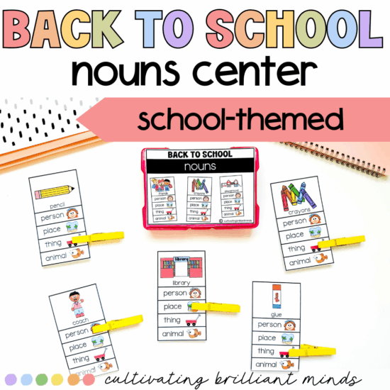 1 - Cultivating Brilliant Minds Noun sorting centers