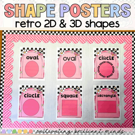 Shapes classroom posters
