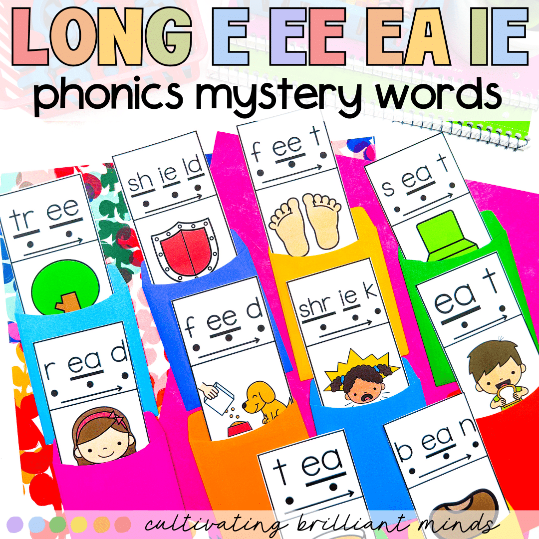 1 - Cultivating Brilliant Minds Long E, EE, EA, IE phonics mystery words