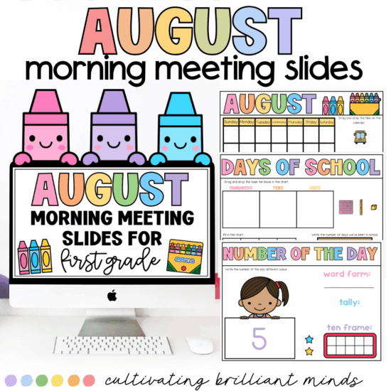 August morning meeting slides