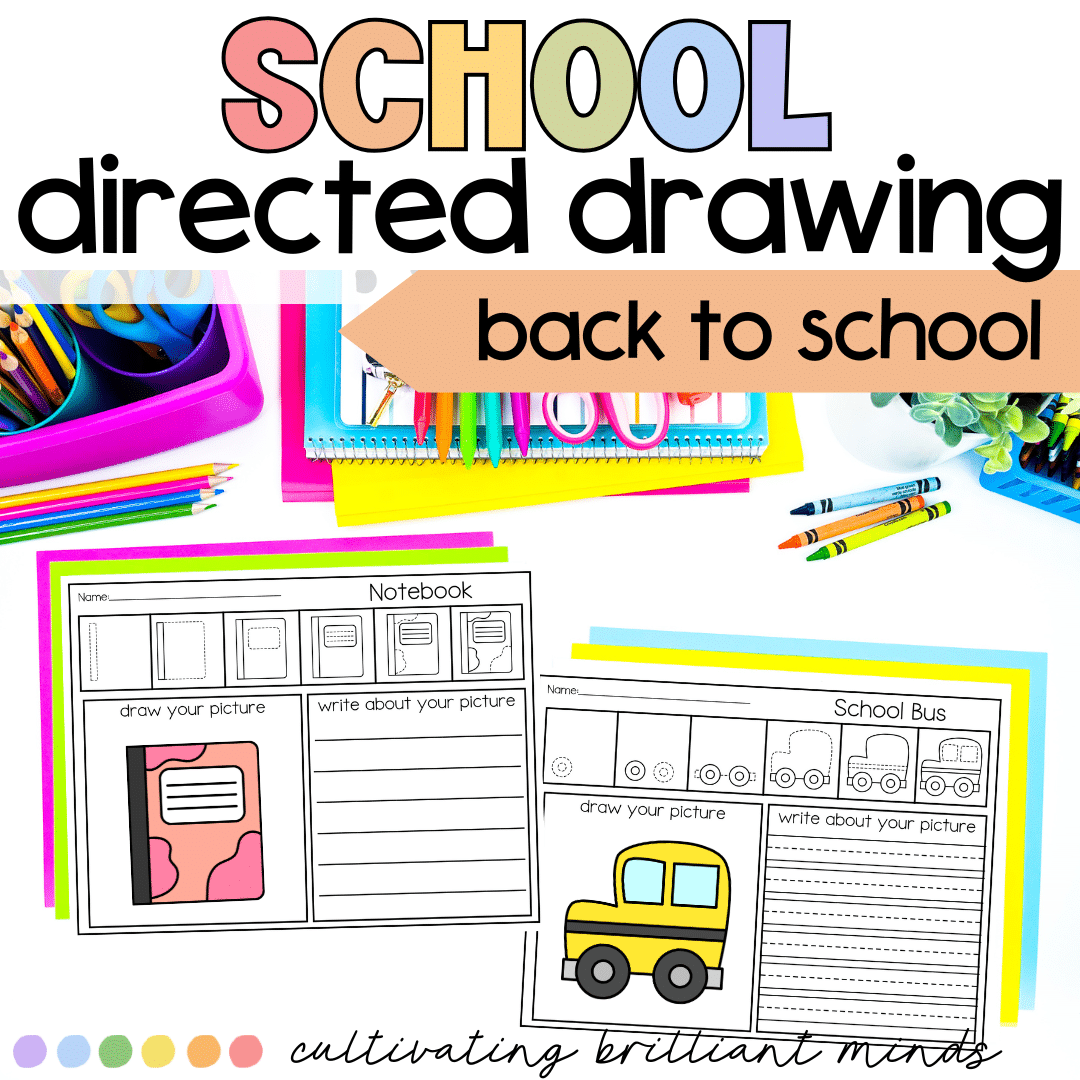 2 - Cultivating Brilliant Minds Directed drawing and writing activity