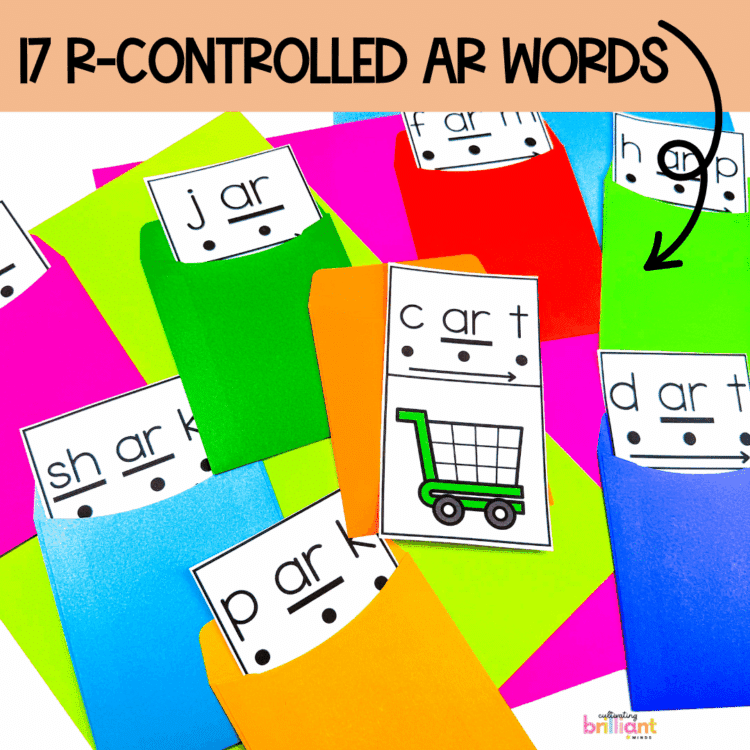 R-Controlled AR Mystery Words | Self-Checking Literacy Center Science ...