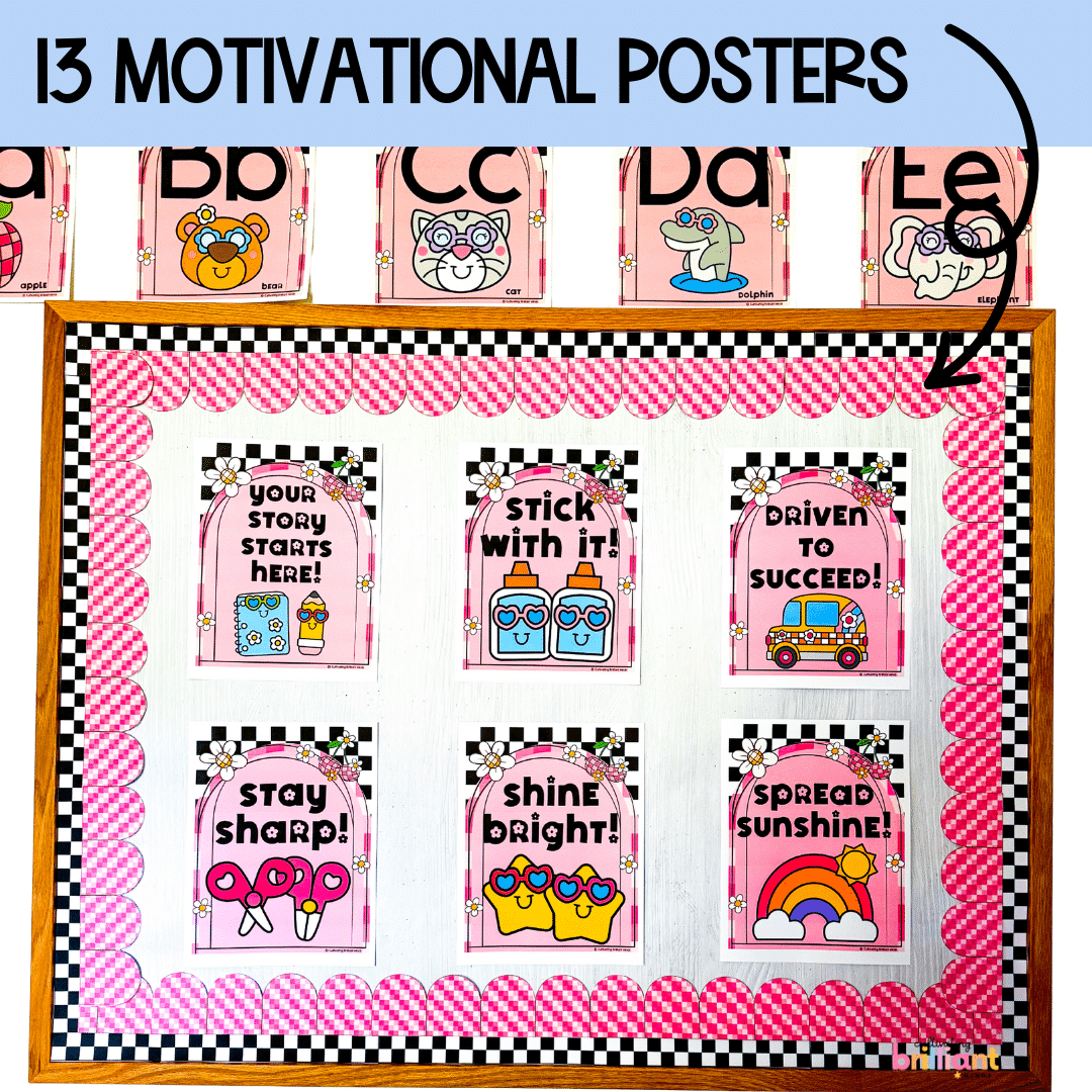 2 - Cultivating Brilliant Minds Classroom motivation posters