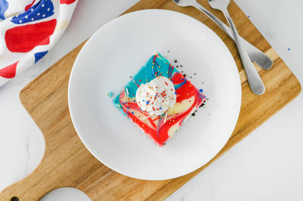 2rwbcheesecakebars6 - Cultivating Brilliant Minds july 4th cheesecake bars