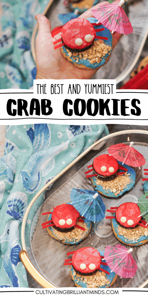 3 - Cultivating Brilliant Minds beach crab cookies