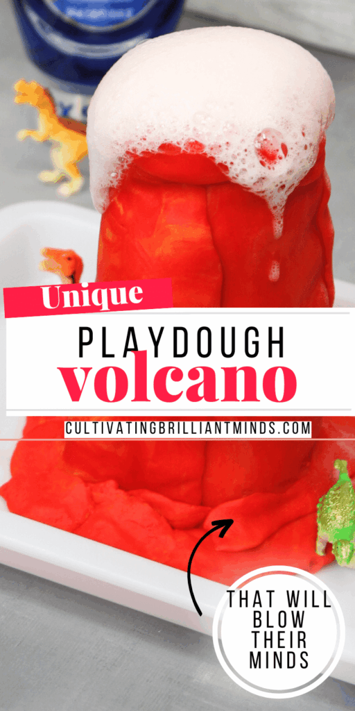3 - Cultivating Brilliant Minds playdough volcano