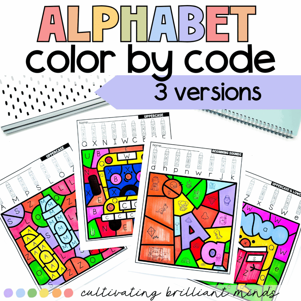 Alphabet color by code