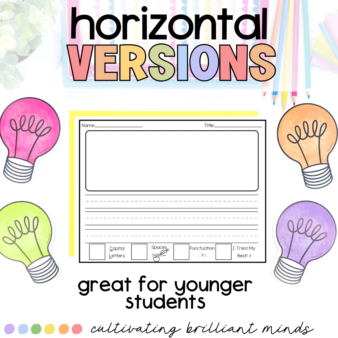 3 - Cultivating Brilliant Minds Writing pages with checklists