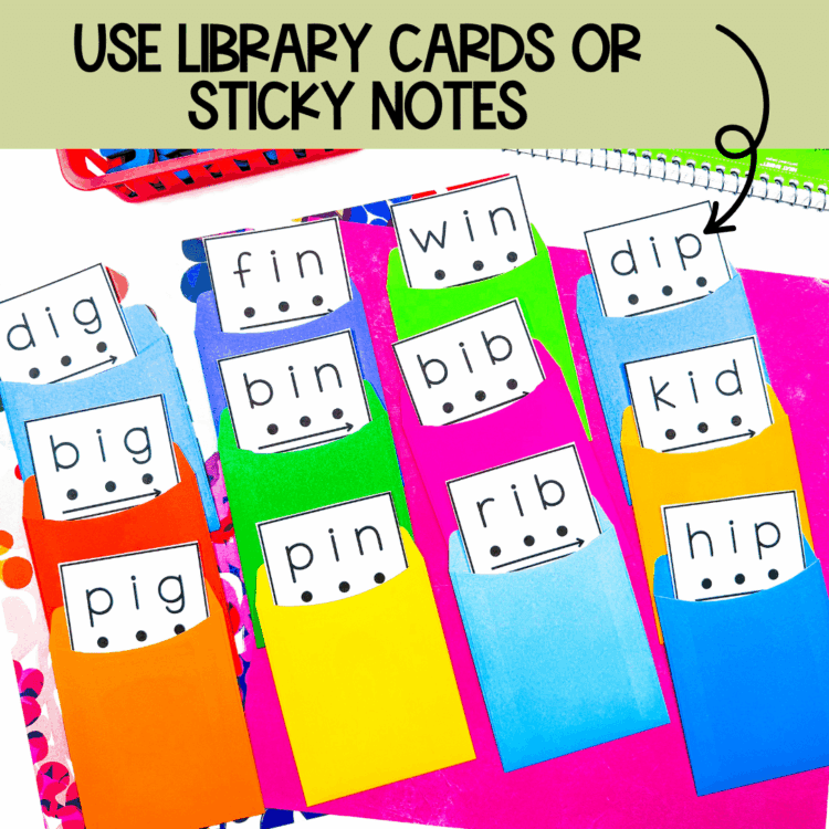 CVC Short I Mystery Words | Literacy Center | Self-Checking | Science ...