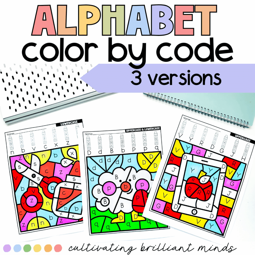 Alphabet color by code