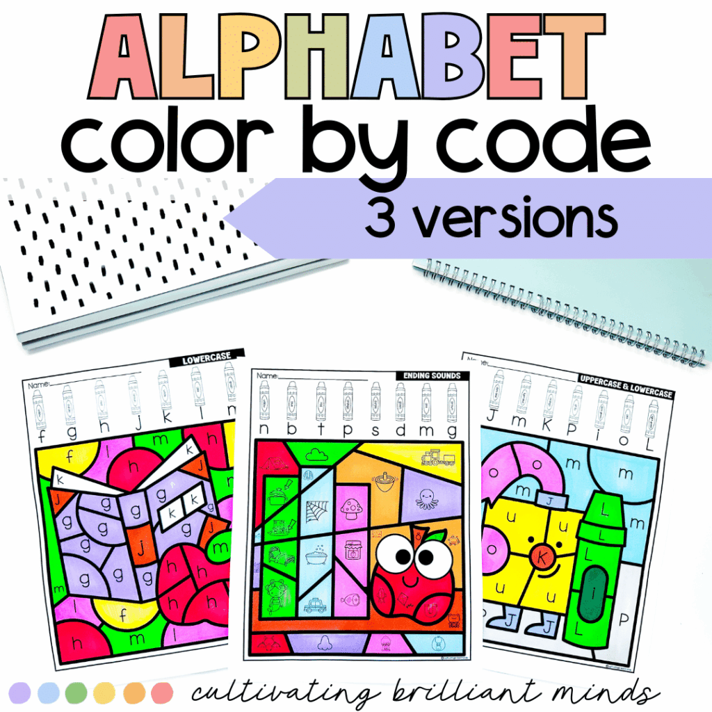 Alphabet color by code
