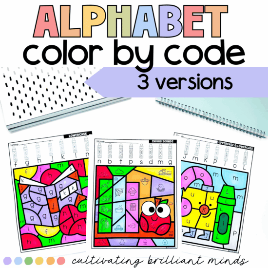 Alphabet color by code