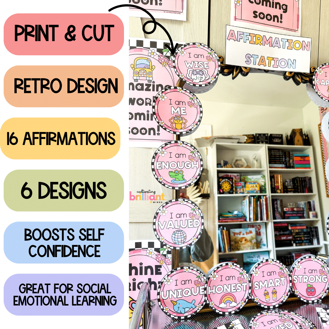 5 - Cultivating Brilliant Minds Affirmation cards