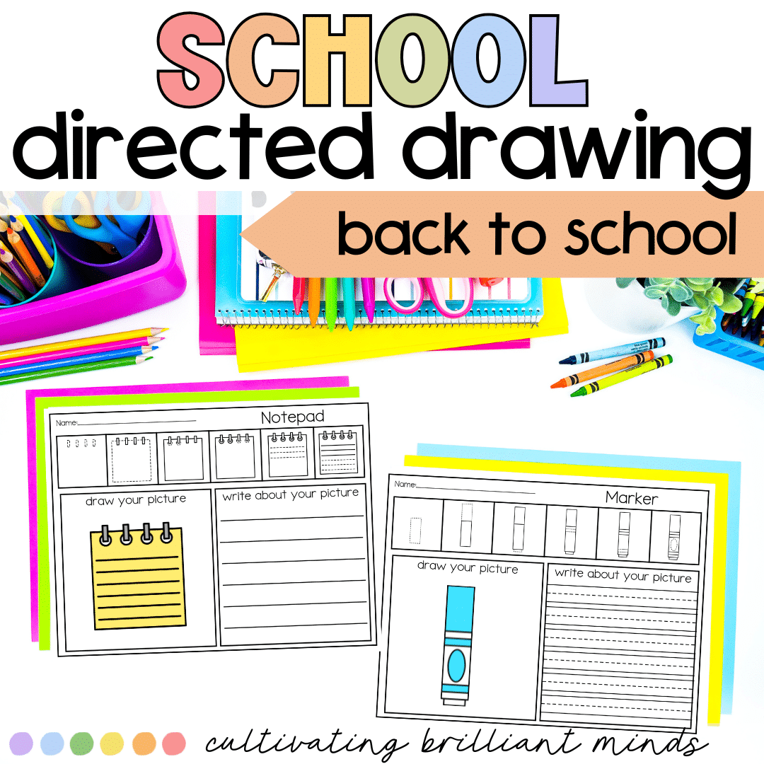 6 - Cultivating Brilliant Minds Directed drawing and writing activity
