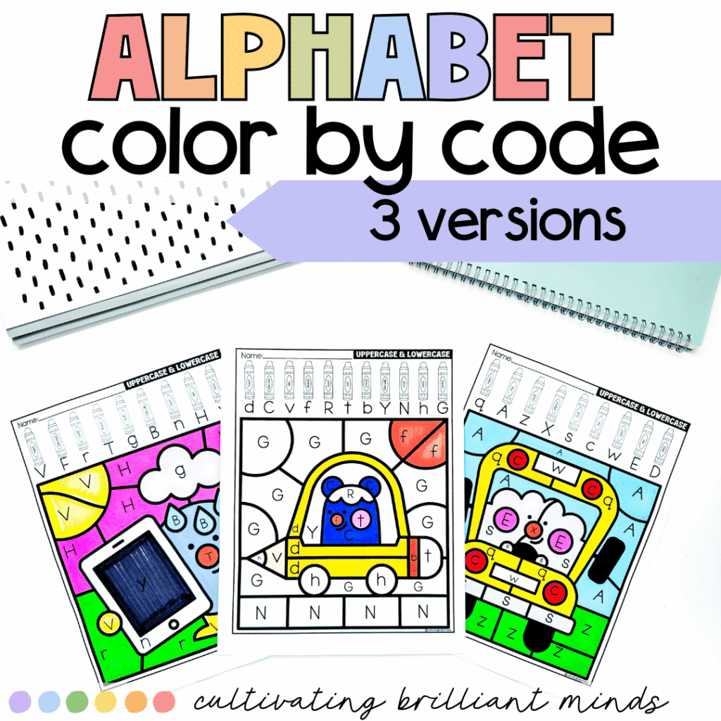 Alphabet color by code