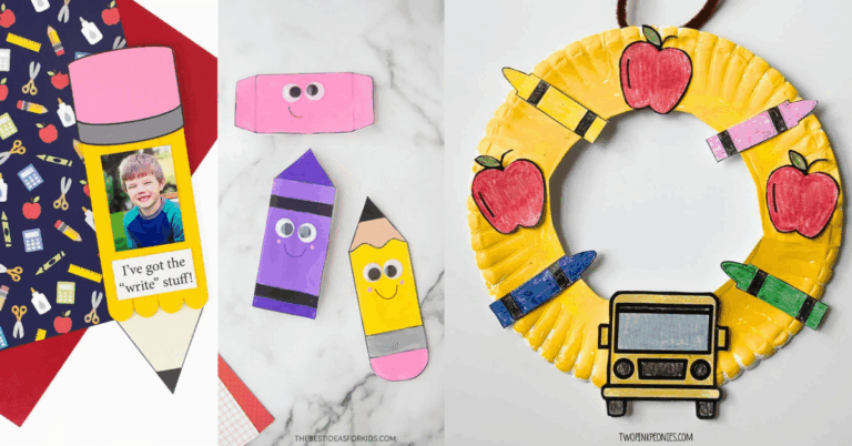 crafts for the first day of kindergarten