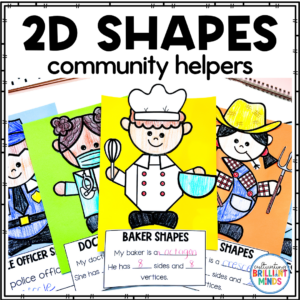 2d shapes turned into community helpers